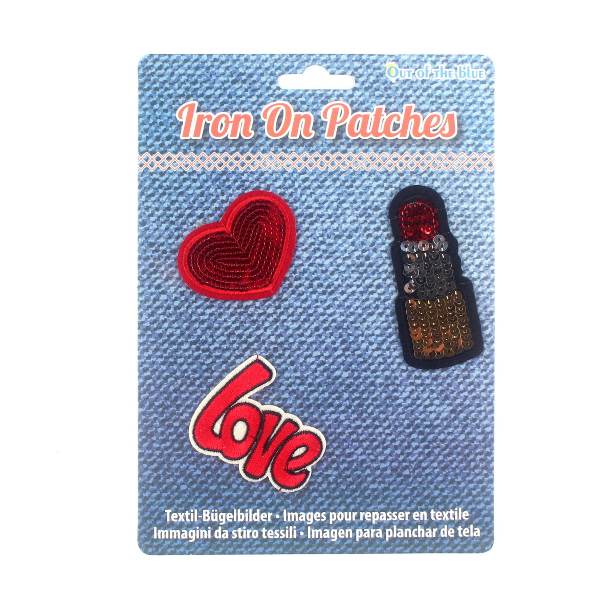 Дисплей шеврони Iron on Patches "Серце"