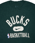 Футболка баскетбольна Nike NBA Milwaukee Bucks Dri-Fit Top (DA5928-323), фото 6