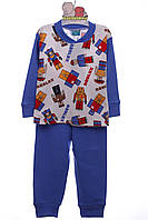 Пижама для мальчика трикотажная "Лего" синяя Cit Cit Kids