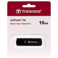 Флешка TRANSCEND JetFlash 700 16GB USB 3.1 Black 819455