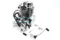 Двигатель мотоциклетный в сборе CG-200cc Viper-ZUBR (вторичный вал длинный - под реверс) (307115)