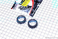 Шестерня коленвала под цепь ГРМ + маслонасоса, к-кт 2шт (310306)