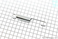Пружина подножки боковой ( L99мм, D14мм, 17 витков) (317412)