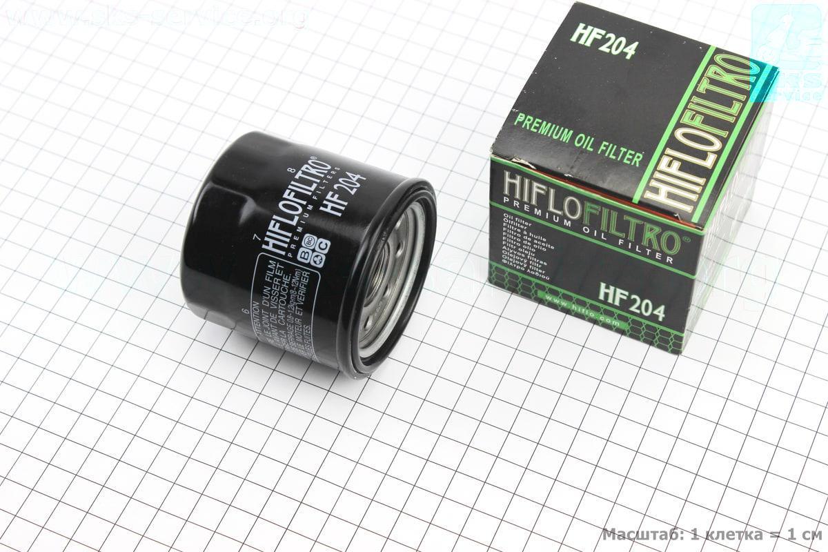Фильтр Масляный HF204 (M20x1,5) Honda CB/CBF 500/600/1000, Kawasaki ZX ...