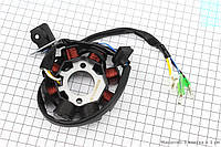 Статор магнето (генератора) (8 катушек разъем "мама 2+2") высота 27мм (309954)