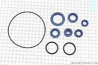 Сальник двигателя 70cc к-кт 6шт + манжет (18,9x30x5; 13,7x24x5; 11,6x24x10; 17x29x5; 12x21x4; 30x42x4,5)