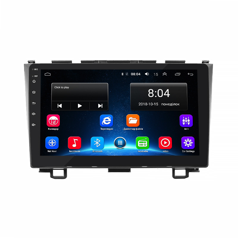 Штатна магнітола Lesko для Honda CR-V III Рестайлінг 2009-2012 екран 9" 2/32Gb/ Wi-Fi Optima GPS Android 9 шт., фото 1