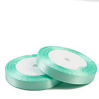 Стрічка атласна 1,2 см (23 м) м'ятна