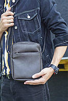 Универсальная сумка на плечо мессенджер с внешним карманом