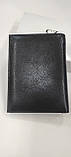 Гаманець чоловічий шкіряний чорний кошельок портмоне мужской кожаный бумажник черный, фото 6