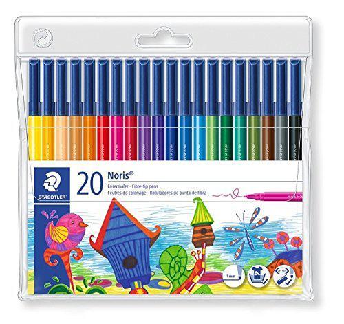 Фломастери Noris Staedtler Fibre tip pens 20 штук