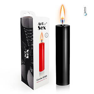 Чорна свічка воскова Art of Sex size M 15 низькотемпературна