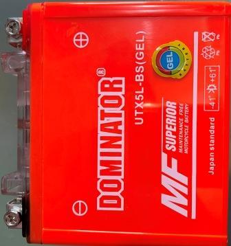 АКБ YTX5L-BS 12V5A DOMINATOR гель (110x105x67)