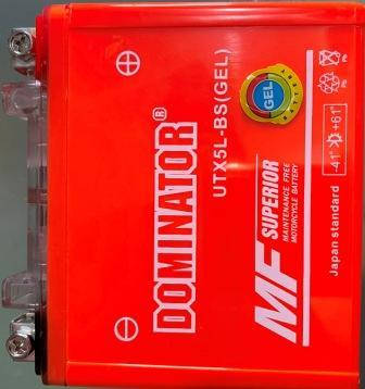 АКБ YTX5L-BS 12V5A DOMINATOR гель (110x105x67), фото 1