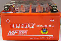 АКБ UTX7А-BC DOMINATOR (GEL) оранжевый 95x87x150