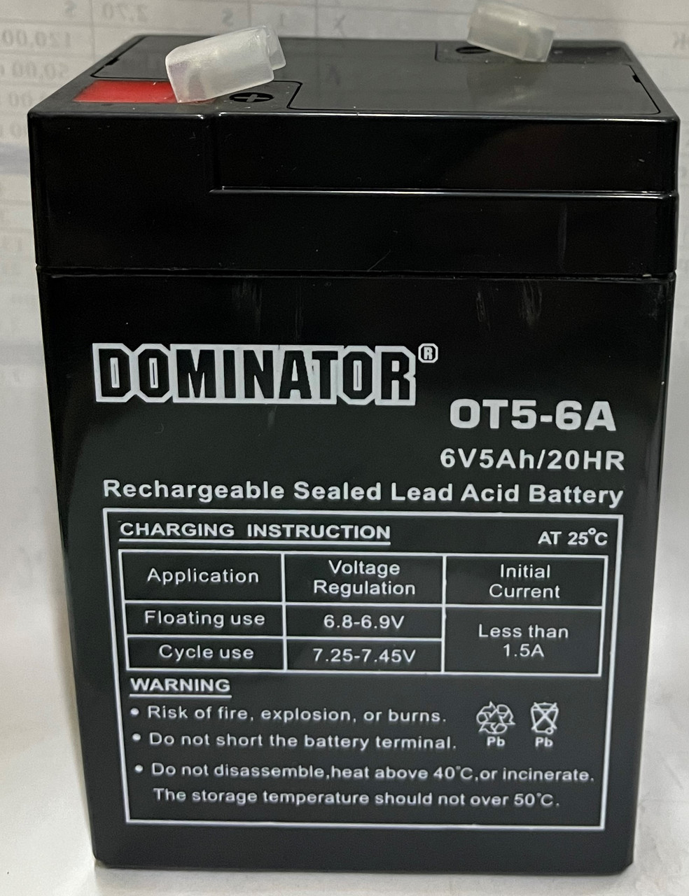 АКБ 6V4,5A (70x100x47) для дитячих електромобілів