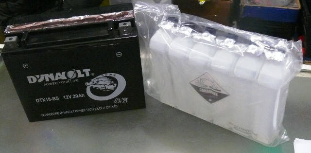 АКБ 12V-20A-BS заливний 205*160*87 DYNAVOLT, фото 1