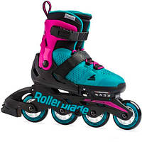 Ролики детские Rollerblade Microblade G pink-emerald-green 2020