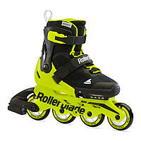 Ролики Rollerblade Microblade Black/Neon yellow 2021