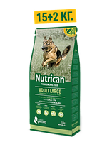 Nutrican Adult Large 15 кг + 2 кг корм для собак великих порід