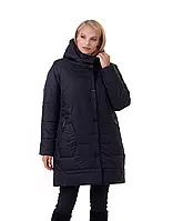 Женская зимняя куртка больших размеров 56, Черный
