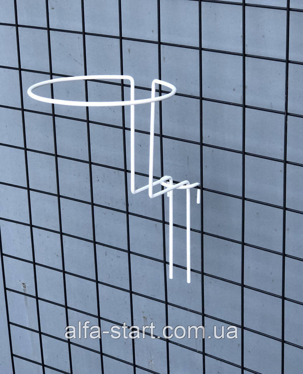 Кронштейн гачок для шапок на торгову сітку, фото 1