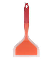 Лопатка с антипригарным покрытием 2Life нейлон+силикон 25,7х12 см Красный/Оранжевый (n-1842)