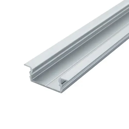 Профіль врізний алюмінієвий LED BIOM ЛПВ7 7х16 (палиця 2м), м