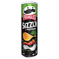 Чипсы Pringles Sizzln Medium Sour Cream 180 g