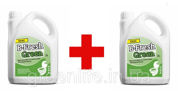 Набір рідини для біотуалету, B-Fresh Green ,Бі-Фреш Грін 2л+2 л, THETFORD.