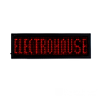 ElectroHouse Электронный Led бейдж, красный