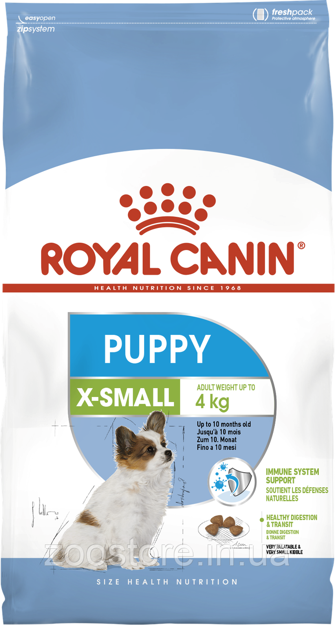 Корм сухой Royal Canin для щенков миниатюрных пород X-SMALL PUPPY 500 g