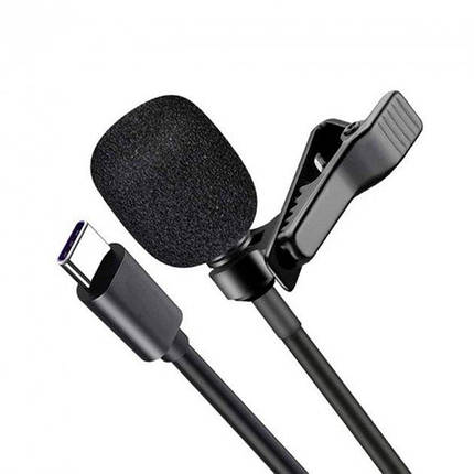 Мікрофон XO Type C MKF02 black 2m, фото 1