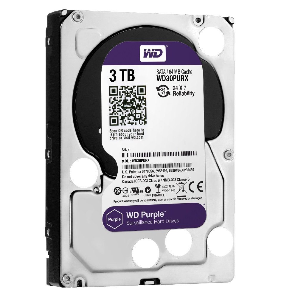 Жорстку диск Western Digital 3000GB (WD30PURX) Purple
