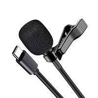Мікрофон XO Type C MKF02 black 2m Гарантія 1 місяць