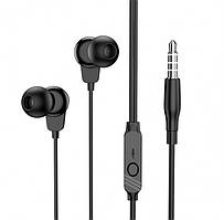 HF Borofone BM64 +мікрофон earphones black Гарантія 1 місяць
