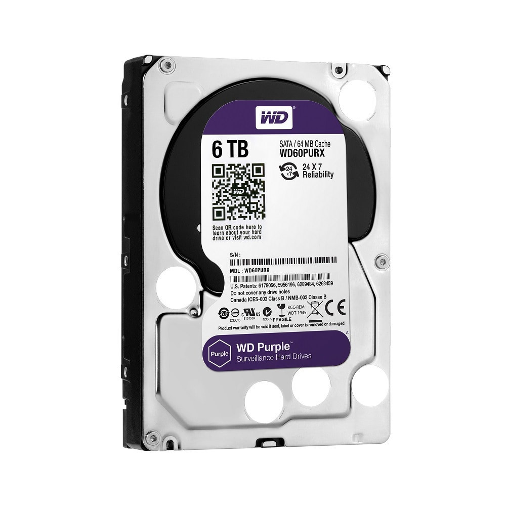 Жорсткий диск Western Digital 6000 GB (WD60PURX) Purple, фото 1