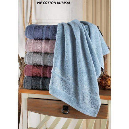 Махрові рушники Cestepe Vip cotton Kumsal Turkey, фото 1