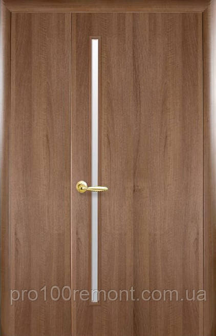 Комплект дверей двостулкових Квадра Глорія сатин + глухе від Новий стиль (дуб перлинний, ясен патина, венге)