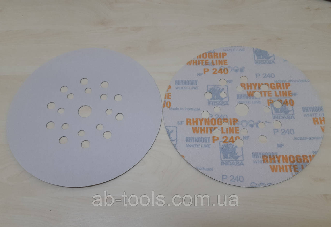 Диски P240 на липучці наждачні діаметр 225 мм Жираф, фото 1