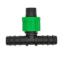 Трійник Ender для з'єднання магістральної крапельної трубки д. 16 мм. і крапельної стрічки