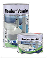 Поліуретановий двокомпонентний глянцовий лак для микроцемента та басейнів Neotex Nedur Varnish упак 5 кг