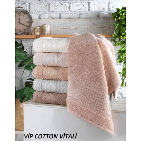 Махрові рушники Cestepe Vip cotton Vitali Turkey, фото 1
