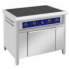 Електроплита кухонна ПЕД-4Б з духовкою, професійна кухонна плита електрична, промислова електрична плита на кухню