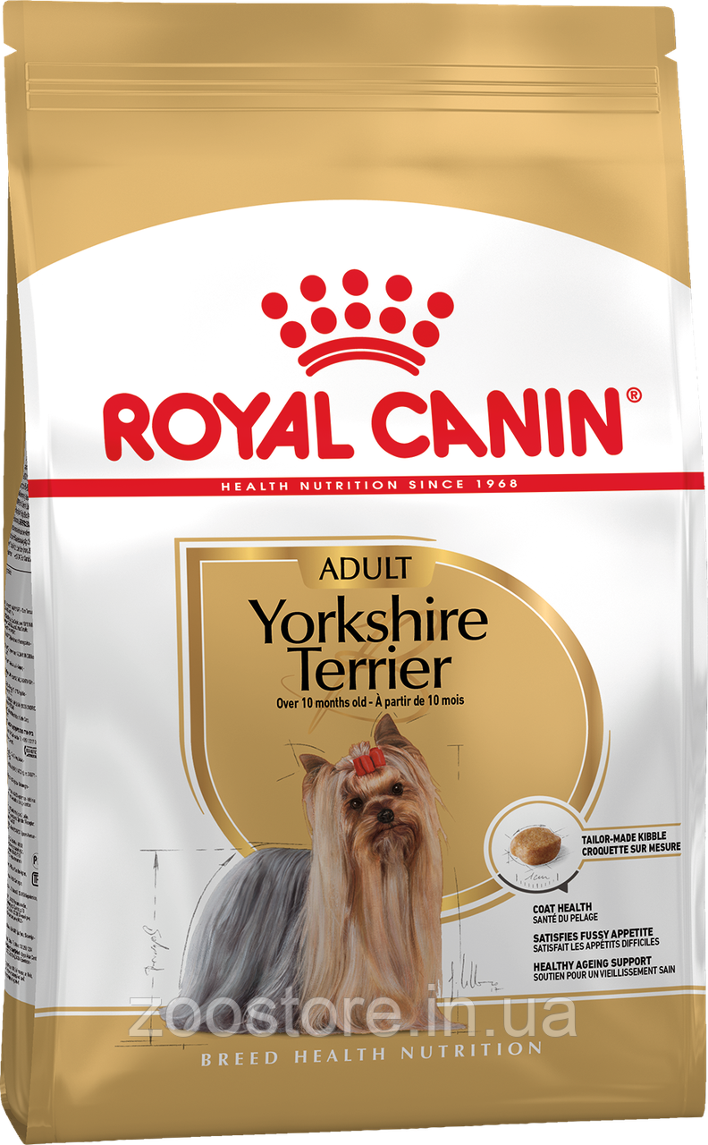 Корм сухий Royal Canin для дорослих собак породи йоркширський тер'єр Yorkshire Terrier Adult 500 g