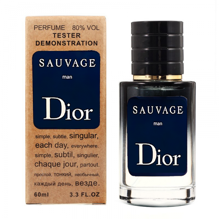 Dior Sauvage TESTER , мужской, 60 мл