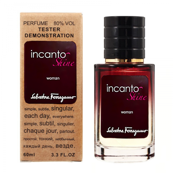 Salvatore Ferragamo Incanto Shine TESTER жіночий, 60 мл Салуваторе Феррагамо Інканто Шайн