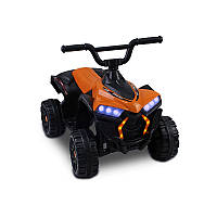 Детский квадроцикл на аккумуляторе Just Drive Q1 лицензированный для детей Оранжевый