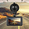 Автомобільний відеореєстратор 626-2 LCD екран 3" Angel Lens 1080P Full HD металевий корпус, фото 3