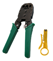 Інструмент для обжимки RJ-45 (8P8C) та RJ-12/11 (6P6C), гумові ручки